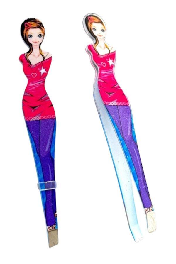 Caş Dekorasyon Karışık Renk Kadın Model Cımbız - Image 1