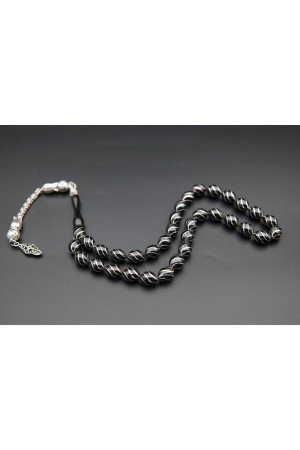 6'lı gümüş işleme çeşni oltutaşı tesbih - Image 1