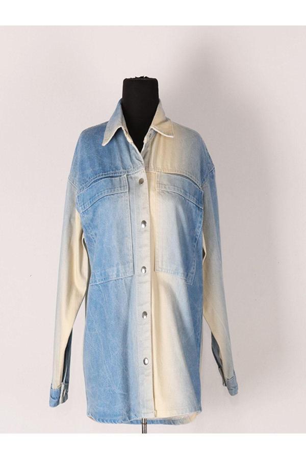 Kaizer Denim Kaizerdenim Kadın Oversize Ceket - Image 1