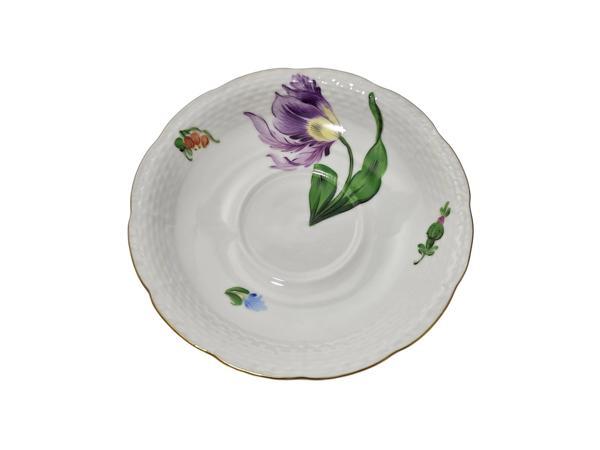 Herend 734 El Boyama Porselen Çay Fincan Tabağı (002) - Image 1