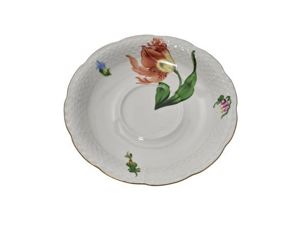 Herend 734 El Boyama Porselen Çay Fincan Tabağı (004) - Image 1