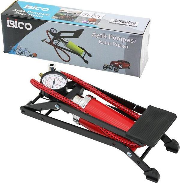 YATAY MODEL KALIN PİSTONLU AYAK POMPASI OTO-ARAÇ - BİSİKLET-MOTOR LASTİK - TOP - ŞİŞME YATAK-HAVUZ (5060) - Image 1