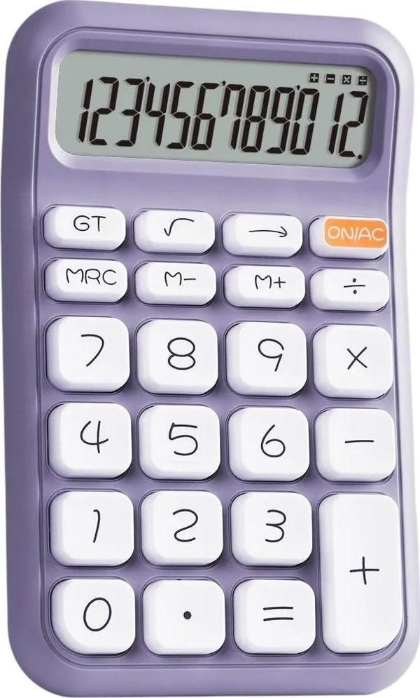 MOR 12 HANELİ HESAP MAKİNESİ (5060) - Image 1
