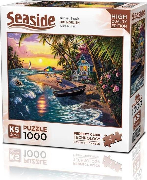 KS Games Sunset Beach 1000 Parça Puzzle - Image 1