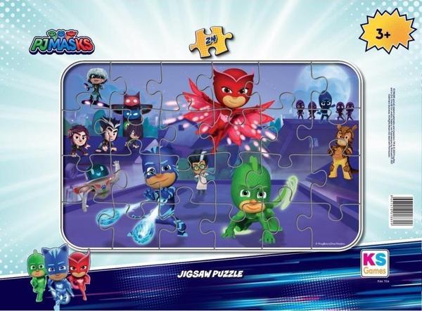 Ks Games Frame Puzzle Pj Masks 24 Parça Frame Puzzle - Image 1