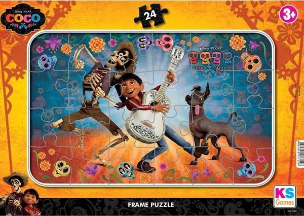Ks Games Puzzle 24 Parça Coco Frame Puzzle - Image 1