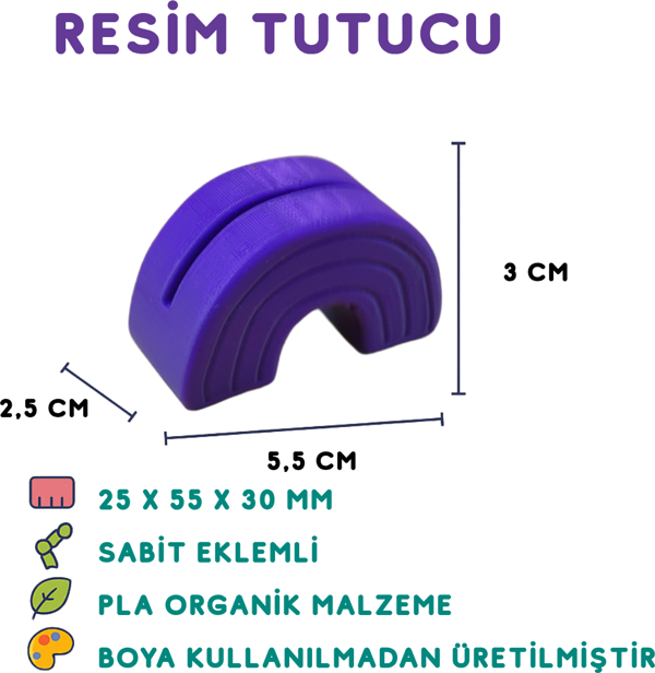 Mor Resimlik - 3D Dekoratif Çerçeve - Image 1