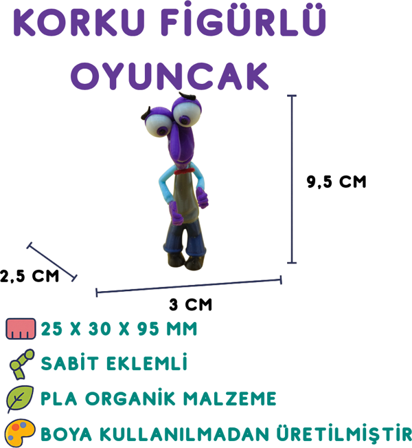 Ters Yüz Korku Figür - 3D Karakter Oyuncak - Image 1