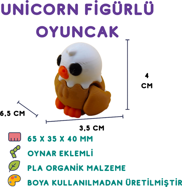 Kartal Figür - 3D Yırtıcı Kuş Oyuncak - Image 1