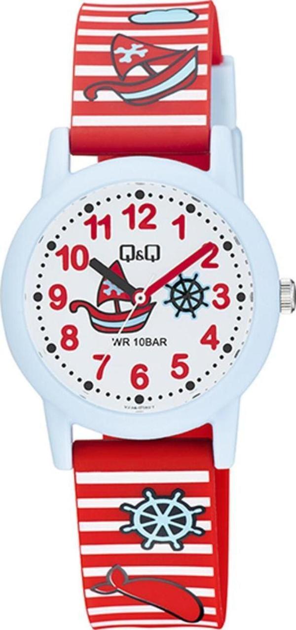 Q&Q Qq V23A-018Vy Suya Dayanıklı Kırmızı Çocuk Kol Saati - Image 1