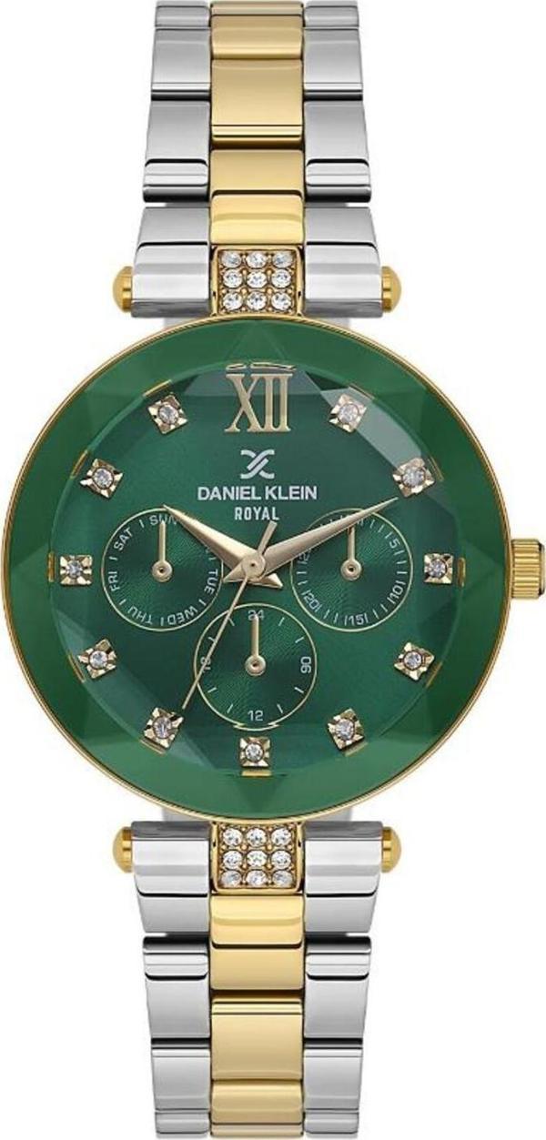 Daniel Klein Dke.1.10728-4 Nautilus Tasarım Çelik Kaplama Metalik-Altın Renk Kadın Kol Saati - Image 1