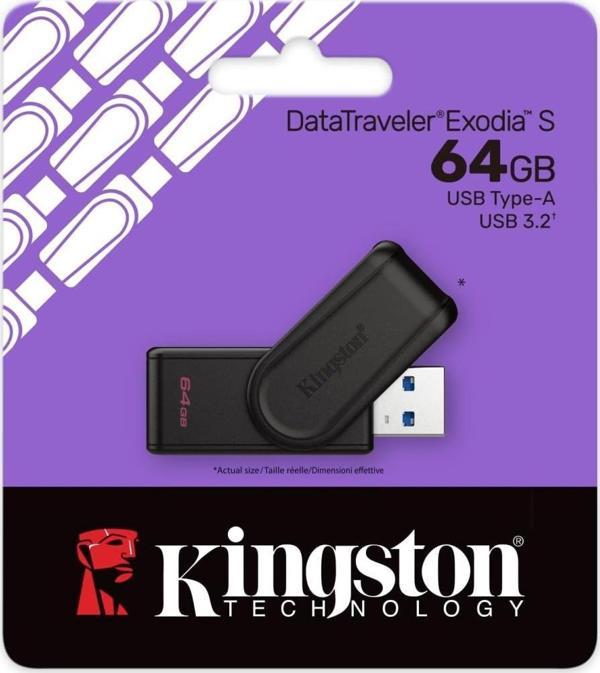Kıngston 64GB USB 3.2 Exodia S Usb Flash Bellek DTXS/64GB - Image 1
