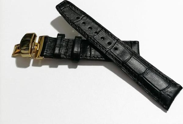 Fado &Hertür Saate &Uygun  Kelebek  Toka  24 Mm  Siyah Kordon   (191 ) Altın    Toka - Image 1