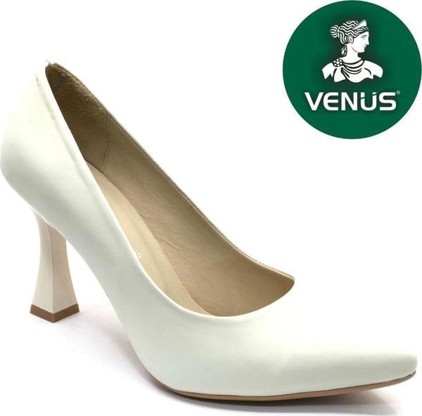 Venüs Sirius Hakiki Deri Kadeh Topuk Kadın Topuklu Ayakkabı Kadın Sitiletto - Image 1