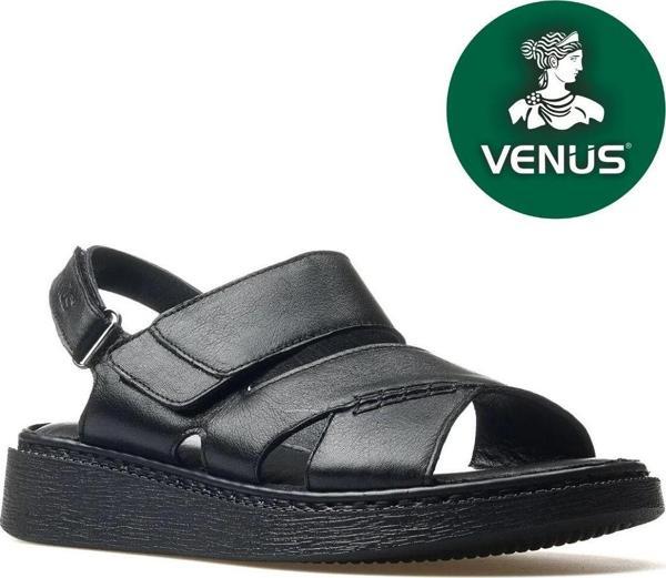 Venüs Axiz Hakiki Deri Comfort Ortopedik Kadın Sandalet - Image 1