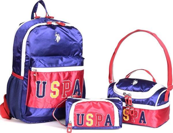 U.S. Polo Assn. 3'lü Okul Çanta Seti – Sırt Çantası, Beslenme Çantası ve Kalemlik - Image 1