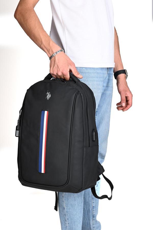 U.S. Polo Assn. Laptop Bölmeli Sırt Çantası – USB Girişli, Suya Dayanıklı PLEVRYD2358 - Image 1