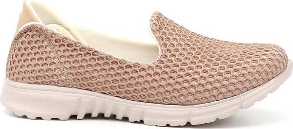 Kadın Vizon Triko Memory Foam Tabanlıklı Comfort Sneaker - Image 1