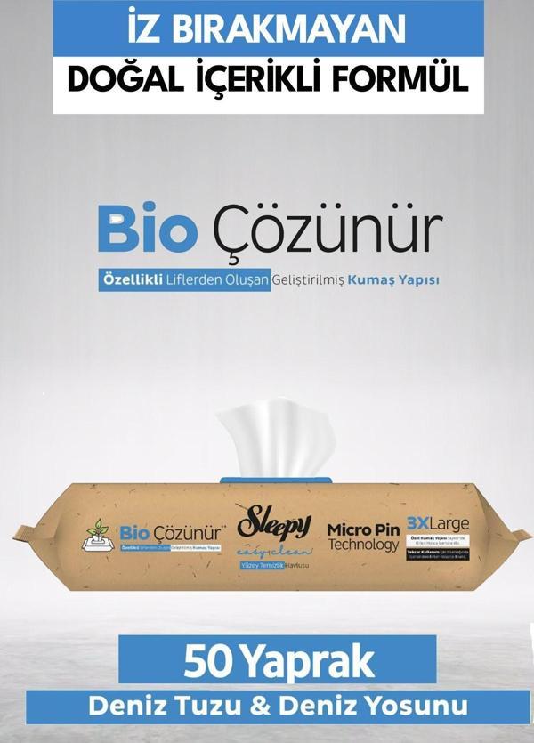 Sleepy Bio Çözülür Deniz Tuzu ve Yosunu 50 Yaprak - Image 1