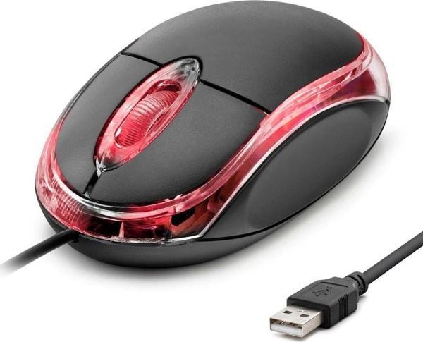 Kablolu Mouse 800 Dpı Led 110Cm Siyah ND3251 - Image 1