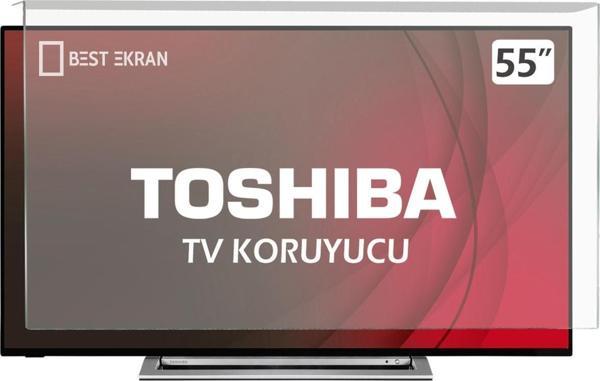 Toshiba 55UV3463DT Tv Ekran Koruyucu - Toshiba 55" inç  139 Ekran Uydu Alıcılı 4K Ultra HD Smart VİDAA LED TV Ekran Koru - Image 1