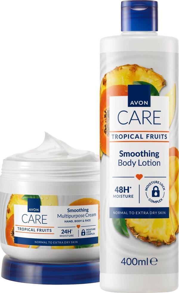 Ananas, Mango ve Papaya Özlü Çok Amaçlı Krem ve Vücut Losyonu Paketi - Image 1