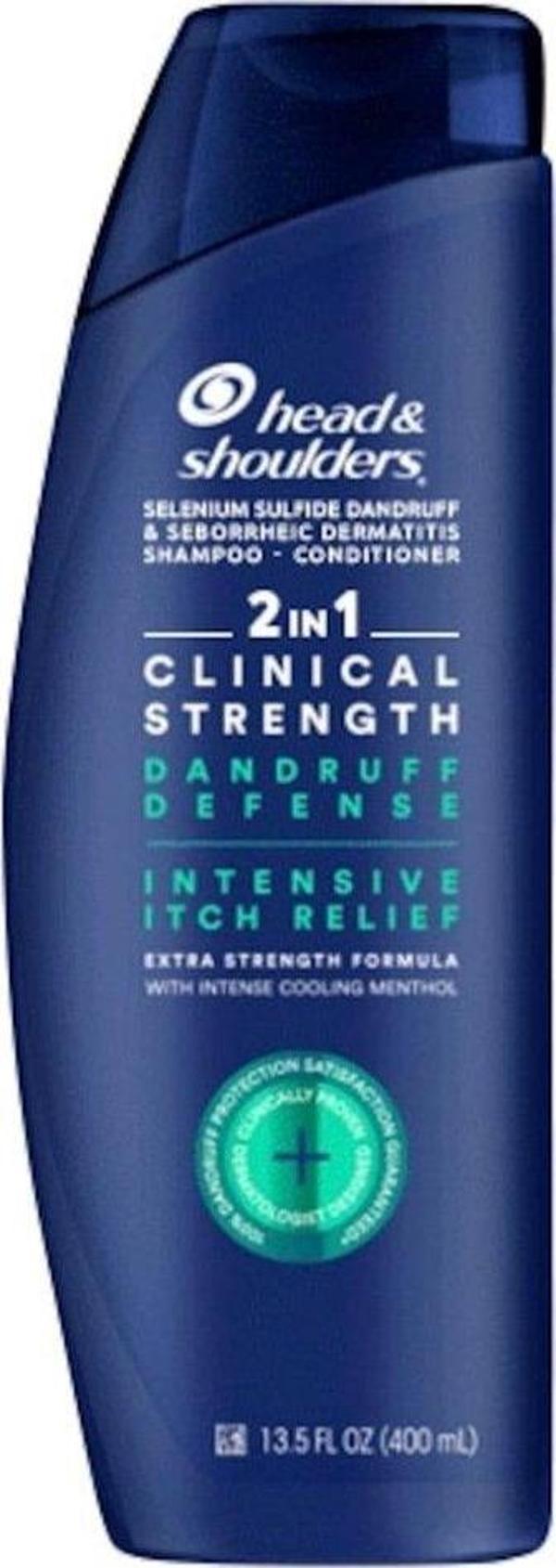 Head & Shoulders Clinical Kepek Ve Kaşıntı Giderici 2 si 1arada 400 ml - Image 1