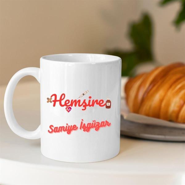 Hemşirelere Özel Tasarımlı Kahve Kupası - Image 1