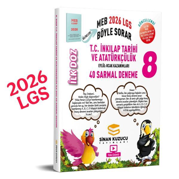 8. Sınıf | İlk Doz Sarmal Branş Denemeleri T.C. İNKILAP TARİHİ VE ATATÜRKÇÜLÜK ( 2026 LGS ) - sinan kuzucu - Sinan Kuzucu Yayınları - Image 1