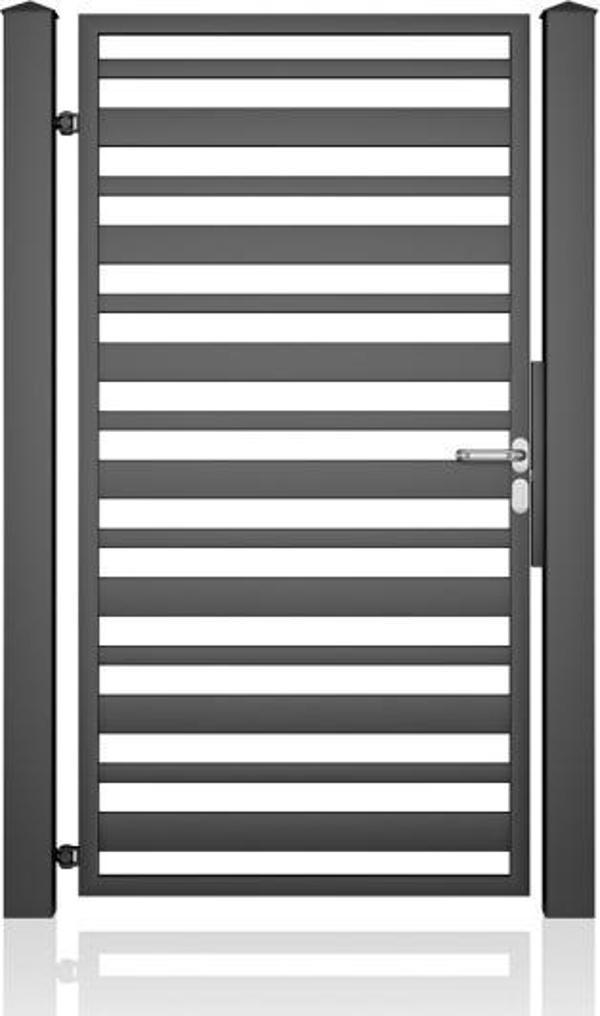 BAHÇE KAPISI - B1 100 Cm-Siyah - Image 1