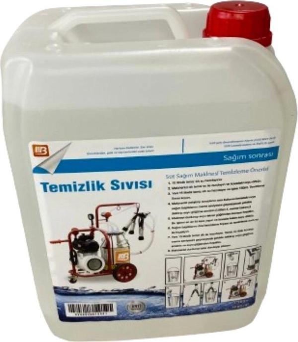 Bartech Süt Sağım Makinesi Temizlik Dezenfektanı 5 Litre 2 Adet - Image 1