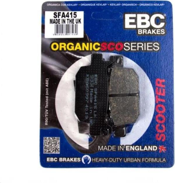Ebc Sfa415 2022-2025 Honda ADV 350 Uyumlu Arka Fren Balatası Organik Balata - Image 1