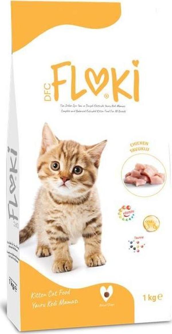 Floki Yavru Kedi Maması Tavuklu 1 Kg - Image 1