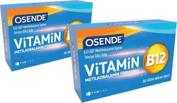 Osende Vitamin B12 30 Tablet 2 Adet - Image 1