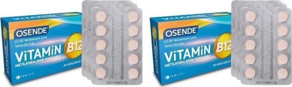 Osende Vitamin B12 30 Tablet 2 Adet - Image 1