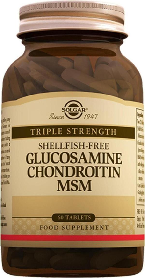 Solgar Glucosamine Chondroitin Msm 60 Tablet - Image 1
