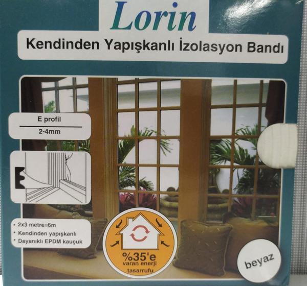 Lorin Kendinden Yapışkanlı Izolasyon Bandı E Tipi - Image 1