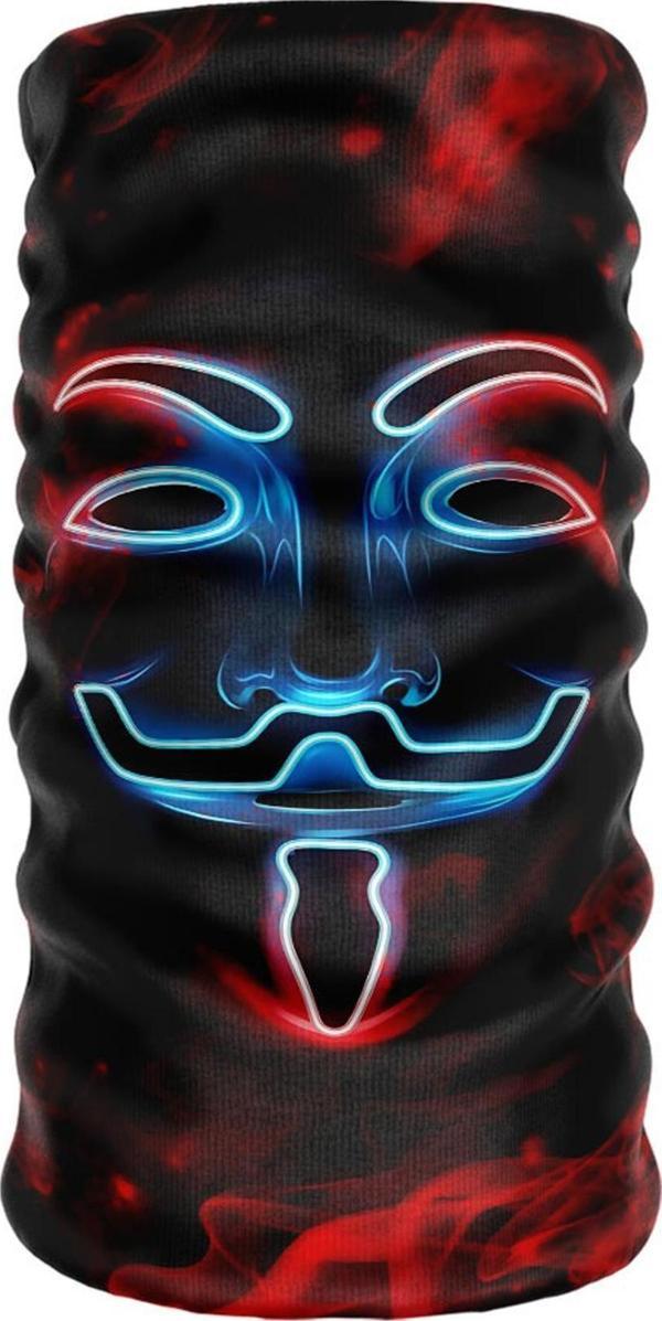 Bebo Store Extreme Outdoor Spor , Motorcu ve Bisiklet Kullananlara Özel Desenli Buff Boyunluk Bandana Balaklava (smile-197) - Image 1