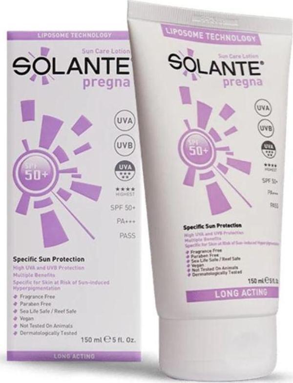 Solante Pregna Hamilelere Özel Güneş Losyonu SPF50 150 ml - Image 1