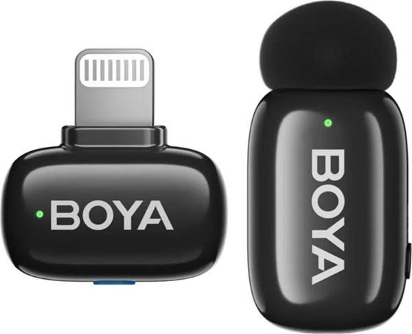 Boya Mini-16 (1TX+1RX) iphone-ipad için Gürültü Engelleyicili Kablosuz Yaka Mikrofonu Lightning Device - Image 1