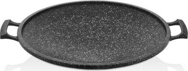 Falez Blackplus 34 Cm GRANİT Döküm Kavurma  Gözleme Tavası - Image 1