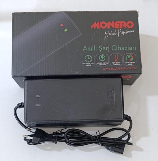 MONERO-48 V [14AH] ŞARJ CİHAZI EBIKE [DEVRE KESİCİLİ]  - Image 1
