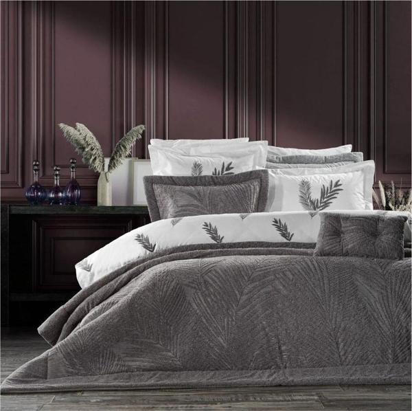 Zebra Casa Palmıra Yatak Seti Antrasıt - Image 1