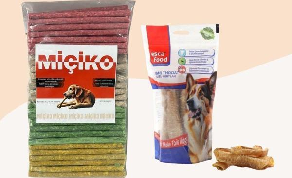 100Lü Renkli Munchy Köpek Ödülü + Kuzu Gırtlak 100 Gr - Image 1