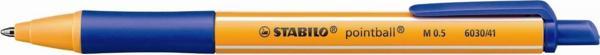 Stabilo Ponitball 0.5mm Basmalı Tükenmez Kalem Mavi 6030/41 - Image 1