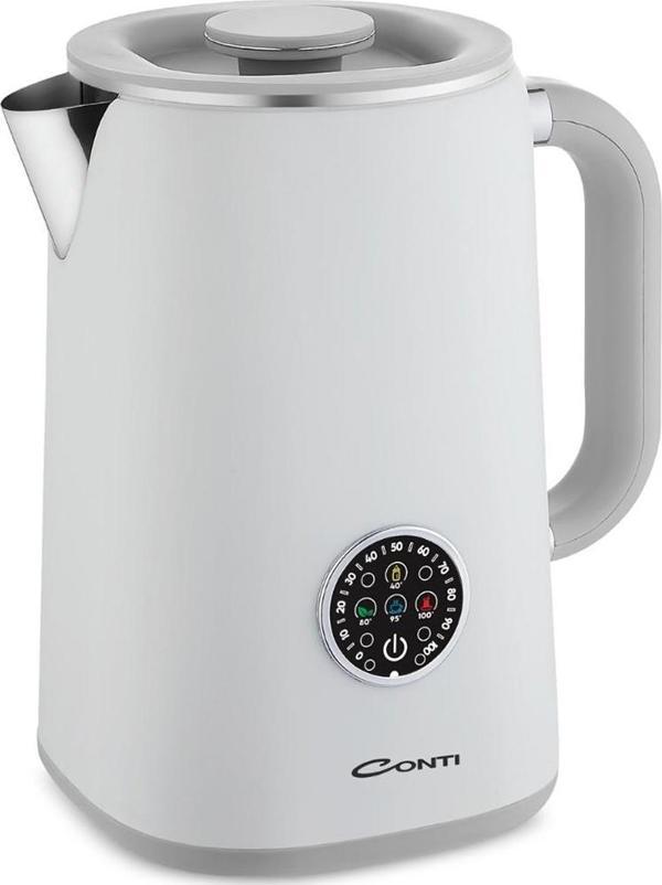 Conti CK-300 Therma 1.7 Litre 1500 W Dijital Kettle - Beyaz - Image 1