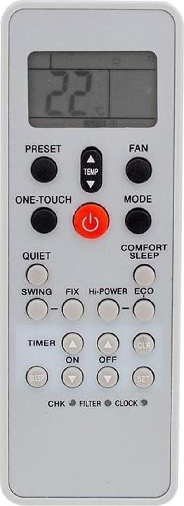 Toshiba Uyumlu WC-L03SE Klima Kumandası - Image 1