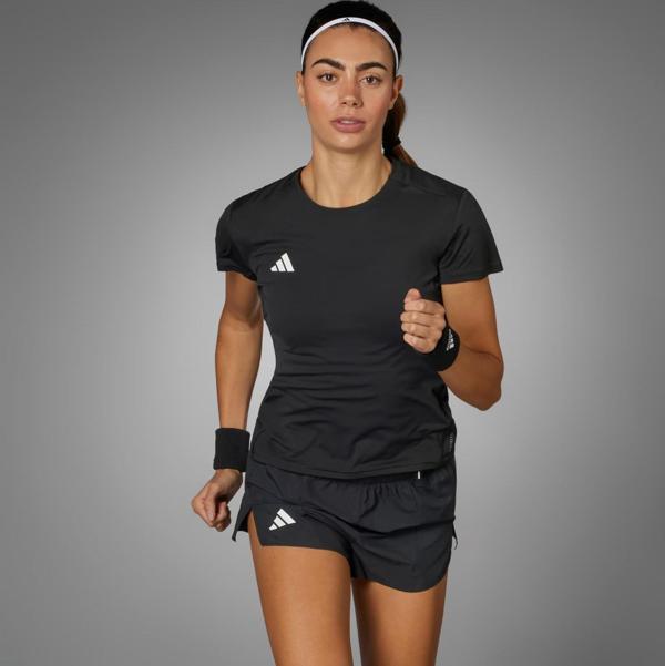 Adidas Kadın Koşu - Yürüyüş T-shirt Adizero E Tee In1172 - Image 1