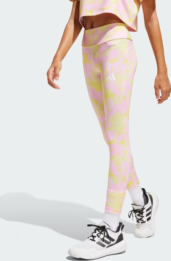 Adidas Çocuk Günlük Tayt Train Essentials Flower Print Leggings Kids Jj5055 - Image 1