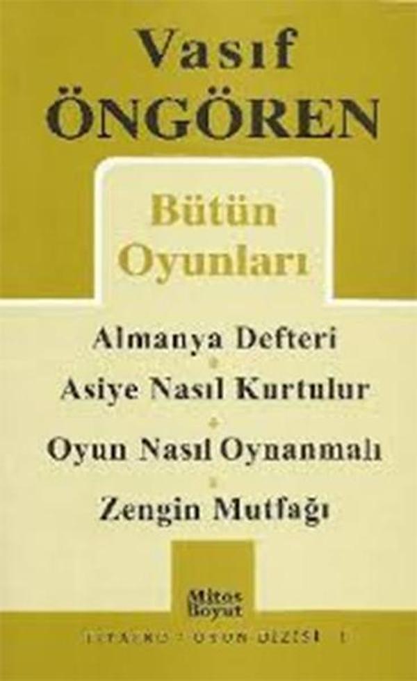 Vasıf Öngören-Toplu Oyunları - Mitos Boyut Yayınları - Image 1